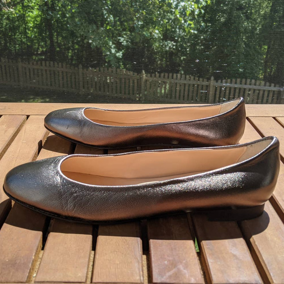 COPY - Andrea Carrano Baby Ballet Flats Silver - Picture 8 of 10